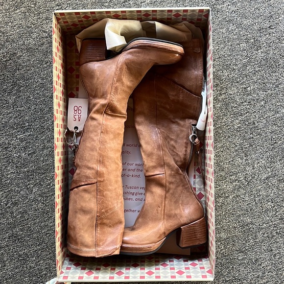 A.S.98 Charisma tall leather boots. New with tags - Picture 2 of 12